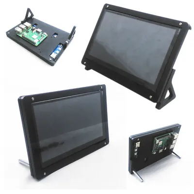 Durable 7'' Touch Screen Display Case HDMI HD Monitor Stand For Raspberry Pi • $15.59