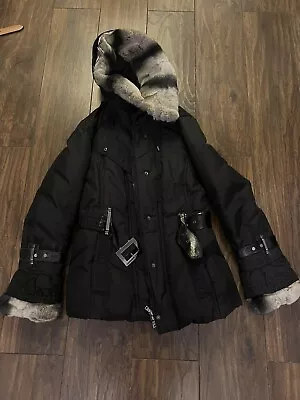 Sheared Rabbit Women’s Coat Fits Uk 12 • $62.23