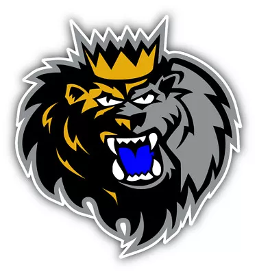 Manchester Monarchs Hockey Head Logo Car Bumper Sticker Decal - 3'' 5'' Or 6'' • $3.50