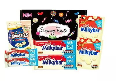 Milky Bar Chocolate Buttons Hamper Gift Box Present Personalised • £9.99