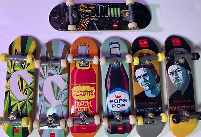 Vintage Chocolate Marc Johnson Tech Deck  Skateboard 96mm Fingerboards Lot Of 7 • $5