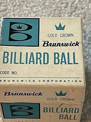 Vintage Brunswick Pool Billiard Cue Ball In Box • $35
