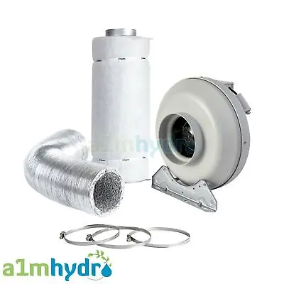 CarboAir Carbon Filter Kit RVK Fan Extraction Ducting Hydroponics • £269.95