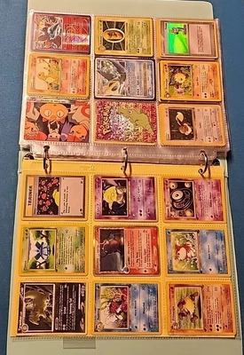 $37 • Buy Vintage Pokemon Card Collection Lot Binder Wotc Base Set Holos 1st Ed Shadowless