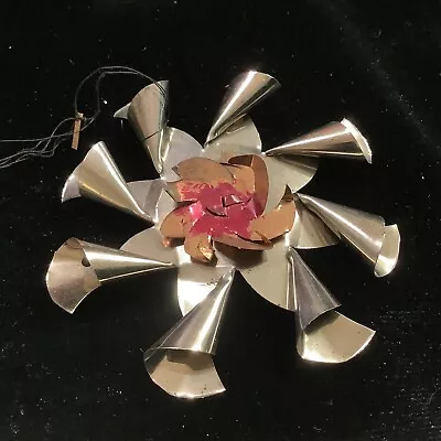 L690🌟Vintage Antique Original Christmas Feather Tree Ornament Metal Pinwheel • $21.95