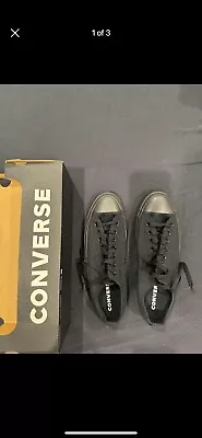 Converse Chuck Taylor All Star Low Sneakers Monochrome Black M9W11 • $40