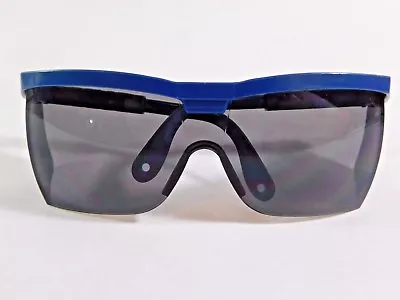 Willson Safety Glasses Blue Frame Gray Lens QTY 1 A211 • $11.21