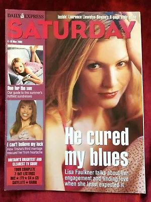 SATURDAY 04/05/2002 LISA FAULKNER Caroline Feraday Kate Sanderson Samia Ghadie • £14.99