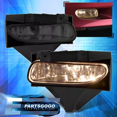 For 99-04 Mustang Cobra GT Smoked Front Bumper Driving Fog Lights Lamps Assembly • $16.99