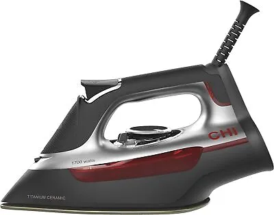 CHI Steam Iron For Clothes W/ 300 Holes For Steaming Temperature Guide 1700 W • $54.29