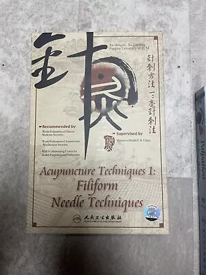 ACUPUNCTURE TECHNIQUES 1: FILIFORM NEEDLE TECHNIQUES DVD By Xu Hengze  • $28