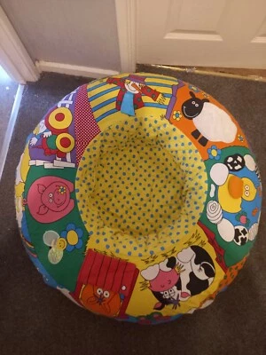 £12.99 • Buy Galt Farm Playnest Interactive Fabric Covered Inflatable Baby Playmat Ring 