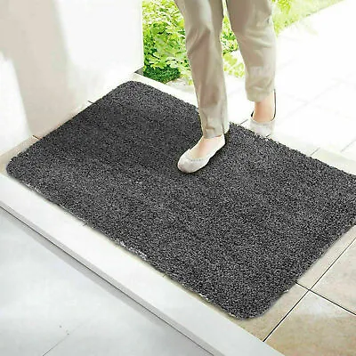 £6.99 • Buy Large Magic Anti-Skid Clean Step Absorbent Door Mat Dirt Trapper Kitchen Doormat