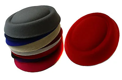 Fascinator Base Felt Like Pillbox Hat DIY Material Make Supplies Wholesale • £2.50