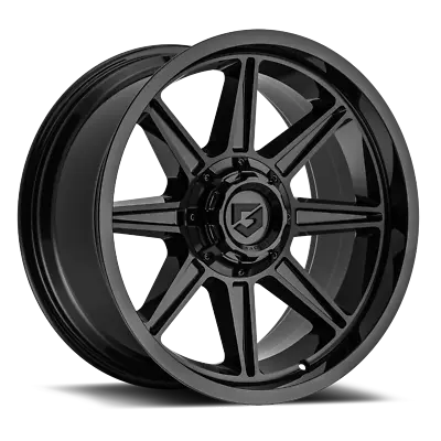 Gear Off-Road 17x9 Wheel Gloss Black 773B 6x135 0mm Aluminum Rim • $182.99