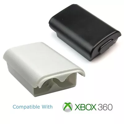 Xbox 360 Controller Battery Cover Case Shell Pack - White / Black Multi Listing • £6.95