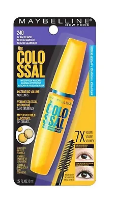 New Maybelline Colossal Waterproof Mascara - Glam Black • $8.98