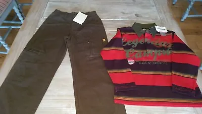 SAVE£72.98 New Designer Outfit Miniman Boys 5yrs108cm Rrp£97.98 BNWT Top/jeans • £25
