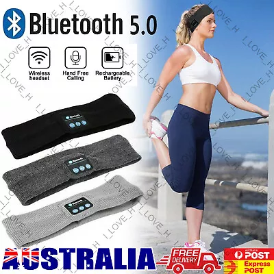 $9.92 • Buy Bluetooth Headset Wireless Stereo Earphone Headphone Sports Headband W/Mic LOVE