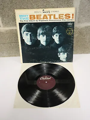 The Beatles - Meet The Beatles! - 1964 Capitol ST- 2047 1st Album Vinyl LP! • $19.95
