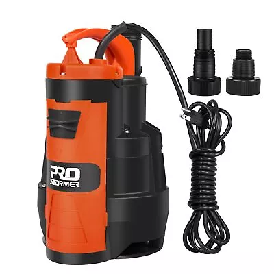 Sump Pump 3500 GPH 1HP Submersible Clean/Dirty Water Pump With Build-in Floa... • $74.18