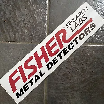 Fisher Metal Detector Bumper Sticker Treasure Hunter Detecting F75 CZ F5 Window • $13.99