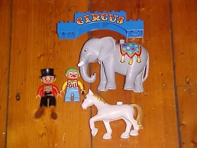 Duplo Circus Pieces Ringmaster Clown Elephant Horse #5 • $30