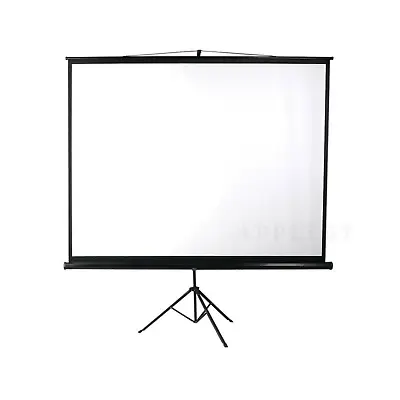 $131.08 • Buy 100 Inch Projector Screen Tripod Stand Home Outdoor Screens Cinema 3D Pull Down