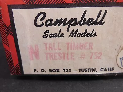 N Scale Campbell #450 Ten Stamp Mill Craftsman Kit • $59.99