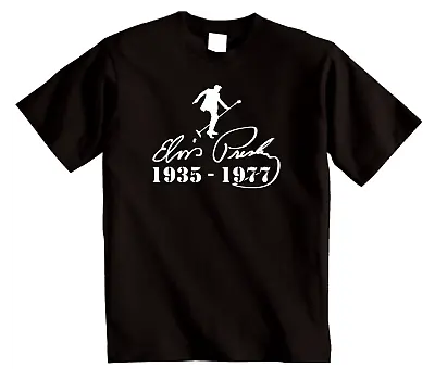 Elvis Presley Memorial T Shirt 1935 - 1977 The King Unisex T-Shirt Retro Elvis • £11.95