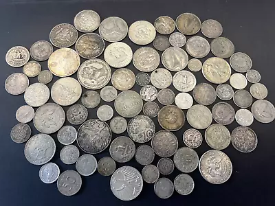 £2.20 • Buy FOREIGN SILVER Coins Mixed  460g  LOT:1806-357