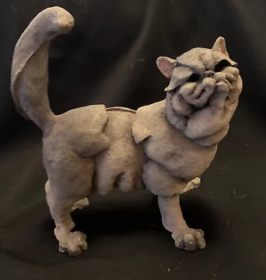 Country Artists A Breed Apart Resin 2002 “Posh”Gray Cat #70410 EUC • £40.50