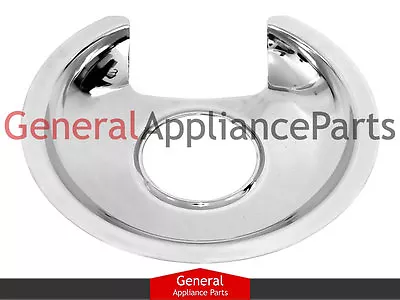 Stove Range 6  Chrome Burner Drip Pan Fits Maytag Whirlpool Kenmore # 715877 • $8.49