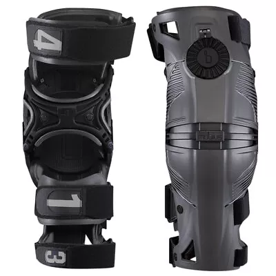 Mobius X8 Pair Set Knee Braces Gray/Black Motocross Offroad Protection • $599.95