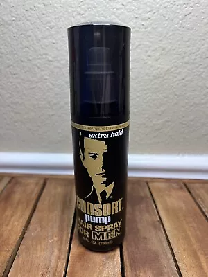 Consort Pump Hair Spray Mens Vintage 80s Hairspray 1988 NEW Old Stock Extra Hold • $19.99