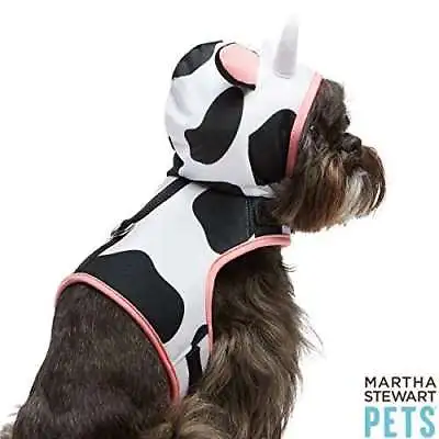 Martha Stewart Pets Cow Costume Vest Harness X-Small Halloween Dog • $24.99