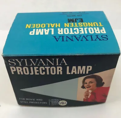 $9 • Buy Vintage Sylvania Projector Lamp Tungsten Halogen Quartz Tru-Beam EJM 150 Watts