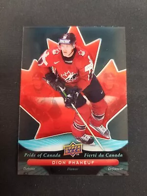 2009-10 Ud Mcdonalds Dion Phaneuf Pride Of Canada #pc11 • $0.99