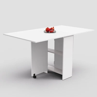 $111.51 • Buy Dining Table Extendable Folding Kitchen Table Laptop Table Restaurant Table