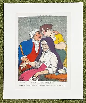 £35 • Buy Medical Dispatch  Thomas Rowlandson Medical Caricature