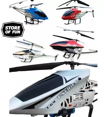 5 Options | 80cm Large Helicopter 3.5CH Remote Control Aircraft RC Drone Outdoor • £55.99