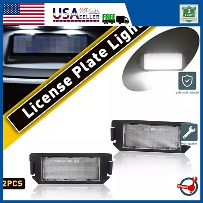 For 10-19 Kia Soul / Veloster Genesis 2D White SMD LED License Plate Lights Pair • $12.34