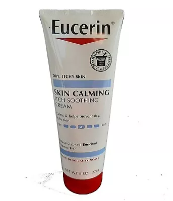 Eucerin Skin Calming Cream Full Body Lotion For Dry Itchy Skin 8 Oz Tube • $14.99