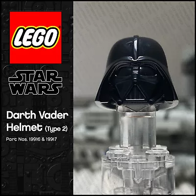 GENUINE LEGO Star Wars Darth Vader Helmet Type 2 19916 19917 • £5.49