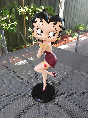 Betty Boop Blowing Kisses Figurine Statue Rare 2003 • $275