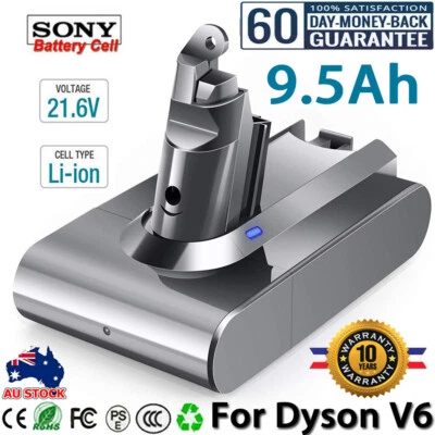 9500mAh Battery For Dyson V6 Animal SV03 SV04 SV06 SV09 DC72 DC58 DC59 DC61 DC62 • $34.49