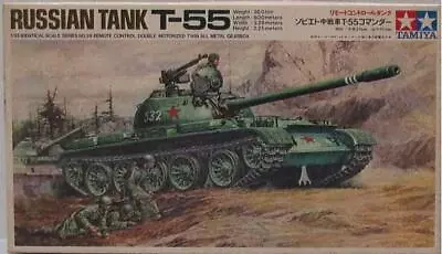 Tamiya Remote Control Tank Mt239 Onta 1/35 Soviet Medium T-55 Commander • $432.19