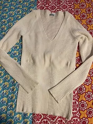 Malo Cashmere Sweater Ivory Size 42 • $59.99