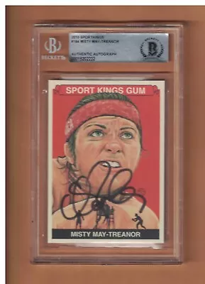 Misty May-treanor Autographed 2010 Sportkings Signed Card Beckett Authentic • $89.95