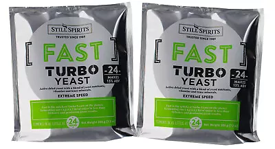 2x Still Spirits Fast Turbo Yeast 24 Hour • $17.59